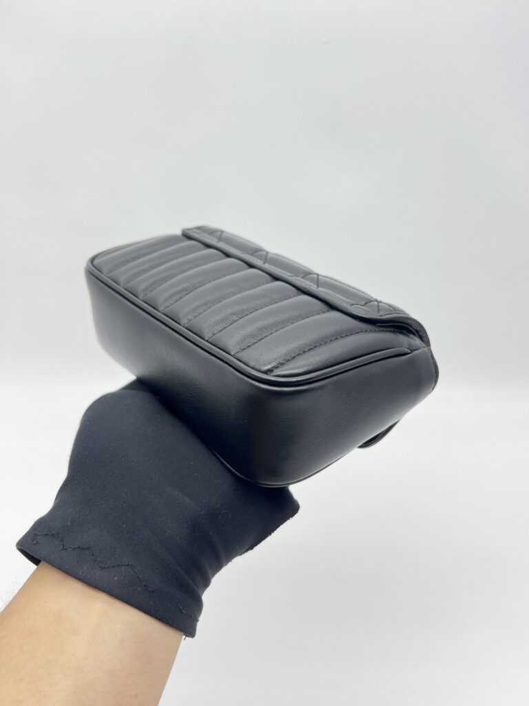 Gucci Marmont Super Mini Geometric Black SHW