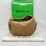 Bottega Veneta Teen Jodie Intrecciato Caramel GHW