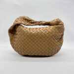 Bottega Veneta Teen Jodie Intrecciato Caramel GHW