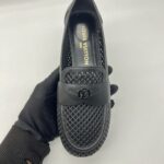 Louis Vuitton Soho Flat Loafer Perforated Calf Black