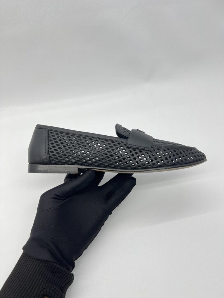 Louis Vuitton Soho Flat Loafer Perforated Calf Black