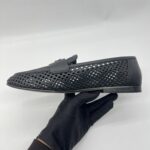 Louis Vuitton Soho Flat Loafer Perforated Calf Black