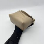 Loewe Mini Puzzle Edge Grained Taupe GHW