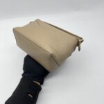Loewe Mini Puzzle Edge Grained Taupe GHW