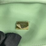 Chanel Small Classic D Flap Caviar Light Green SHW