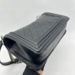 Chanel Boy 25 Lambskin Black RHW