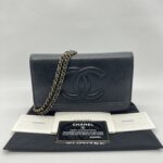 Chanel Timeless Wallet On Chain Caviar Black GHW