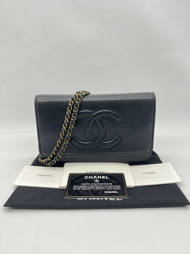 Chanel Timeless Wallet On Chain Caviar Black GHW
