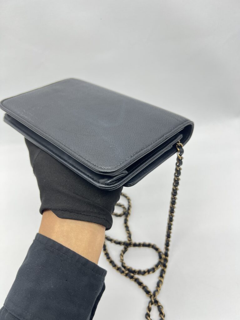 Chanel Timeless Wallet On Chain Caviar Black GHW