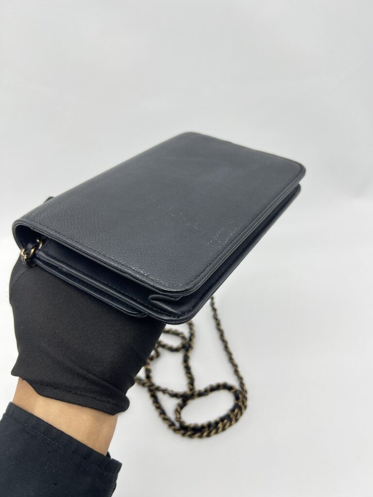 Chanel Timeless Wallet On Chain Caviar Black GHW