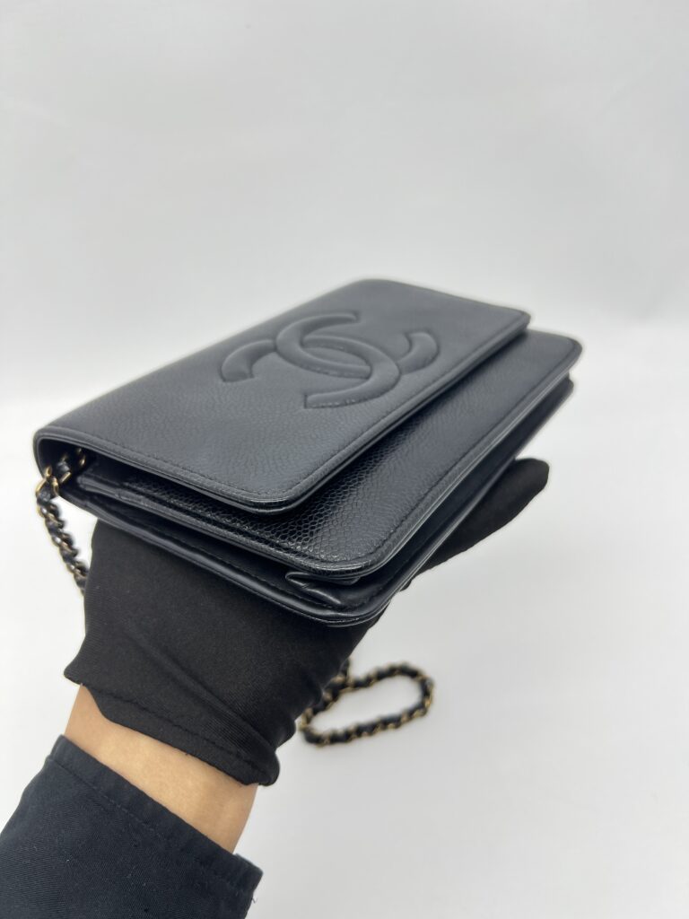 Chanel Timeless Wallet On Chain Caviar Black GHW