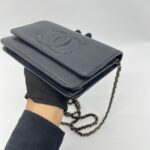 Chanel Timeless Wallet On Chain Caviar Black GHW