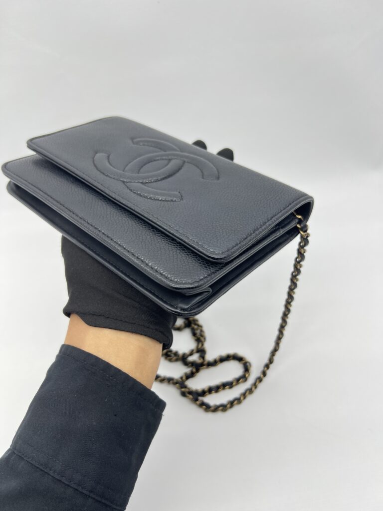 Chanel Timeless Wallet On Chain Caviar Black GHW