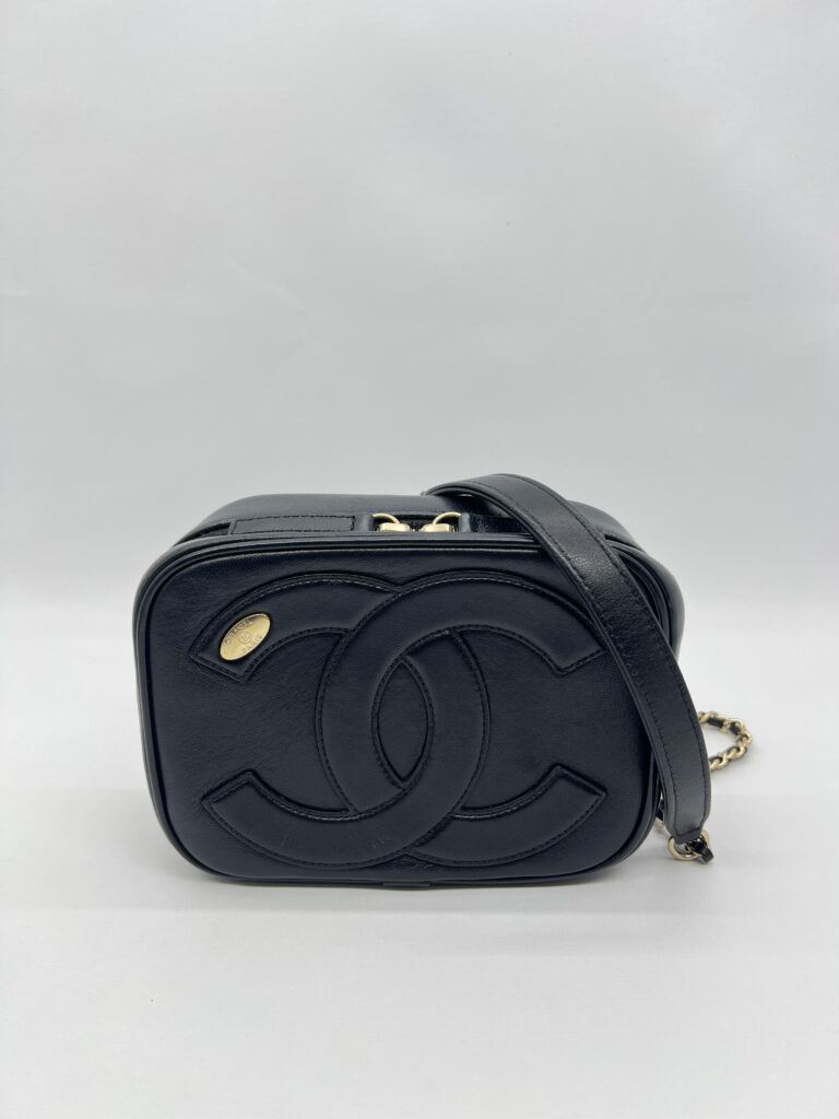 Chanel CC Mania Camera Case Black GHW