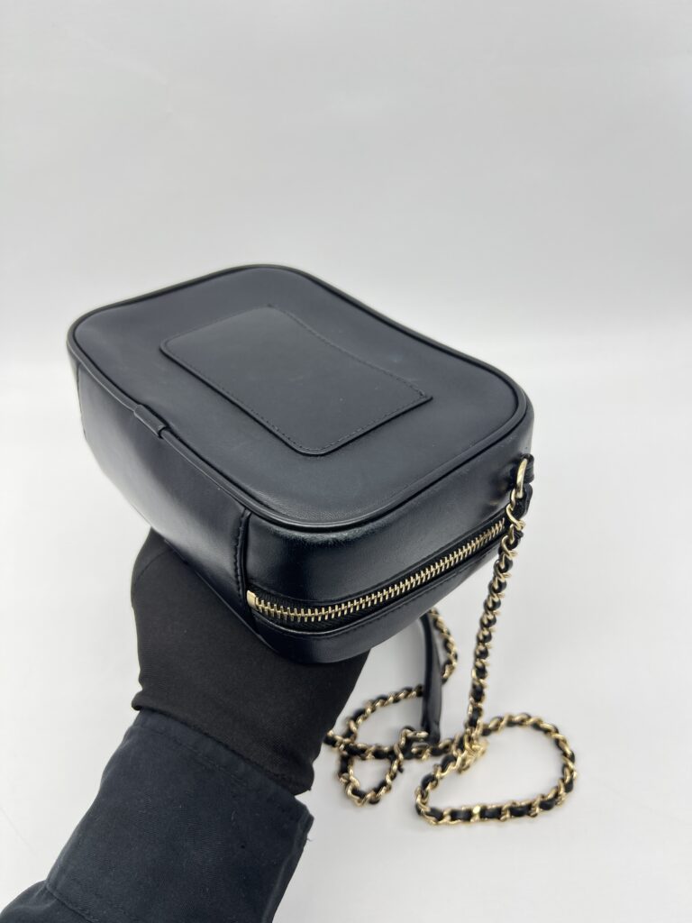 Chanel CC Mania Camera Case Black GHW