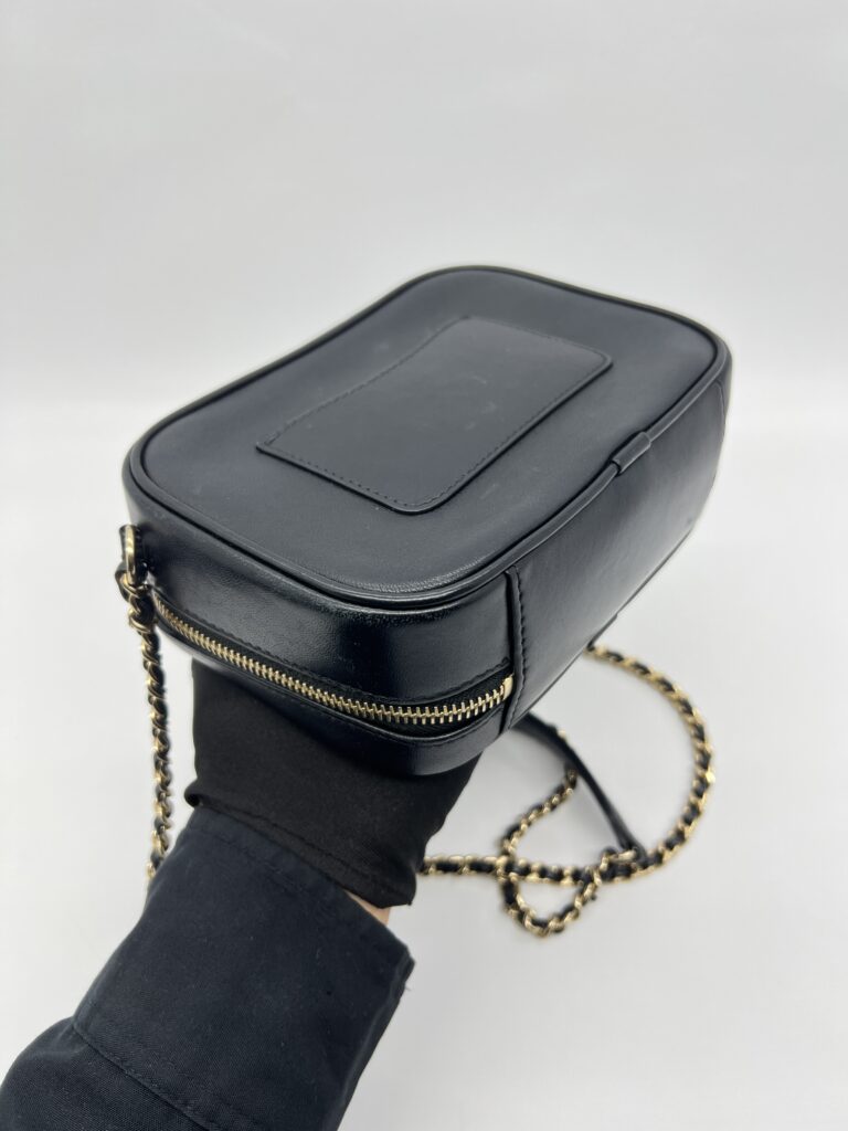 Chanel CC Mania Camera Case Black GHW
