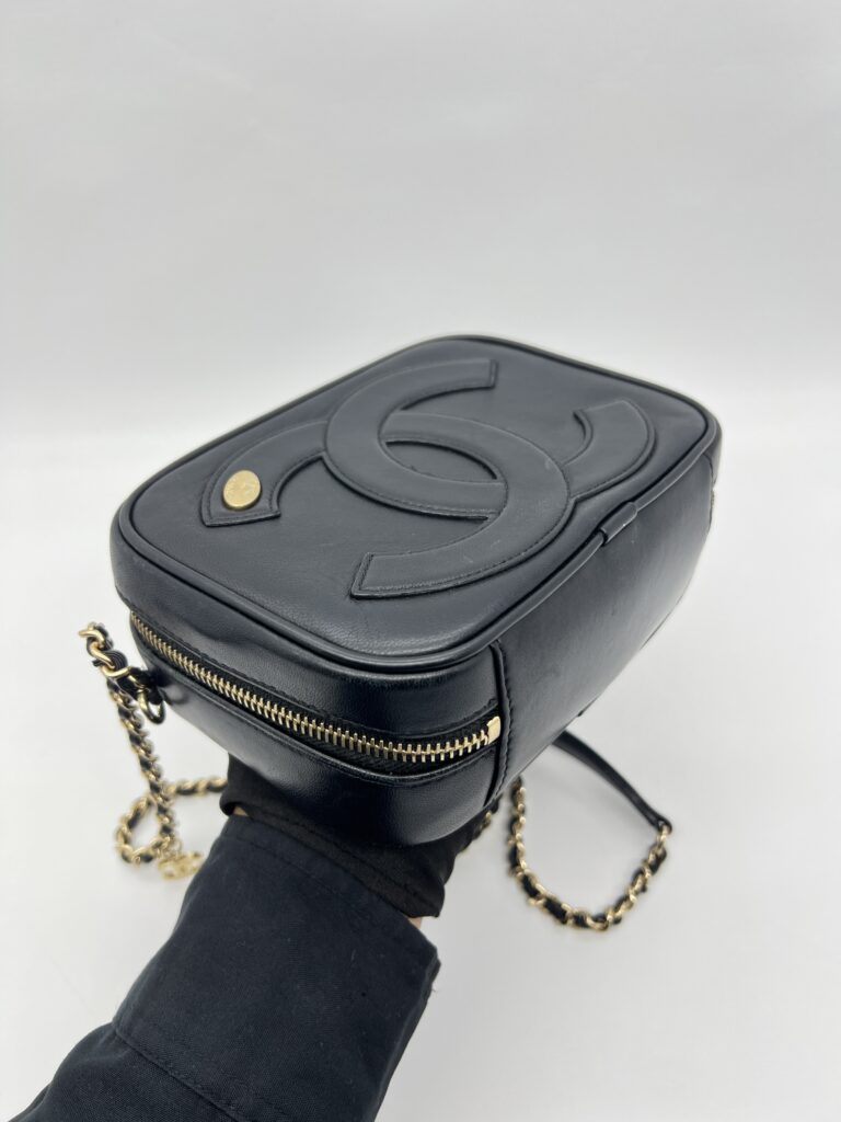 Chanel CC Mania Camera Case Black GHW