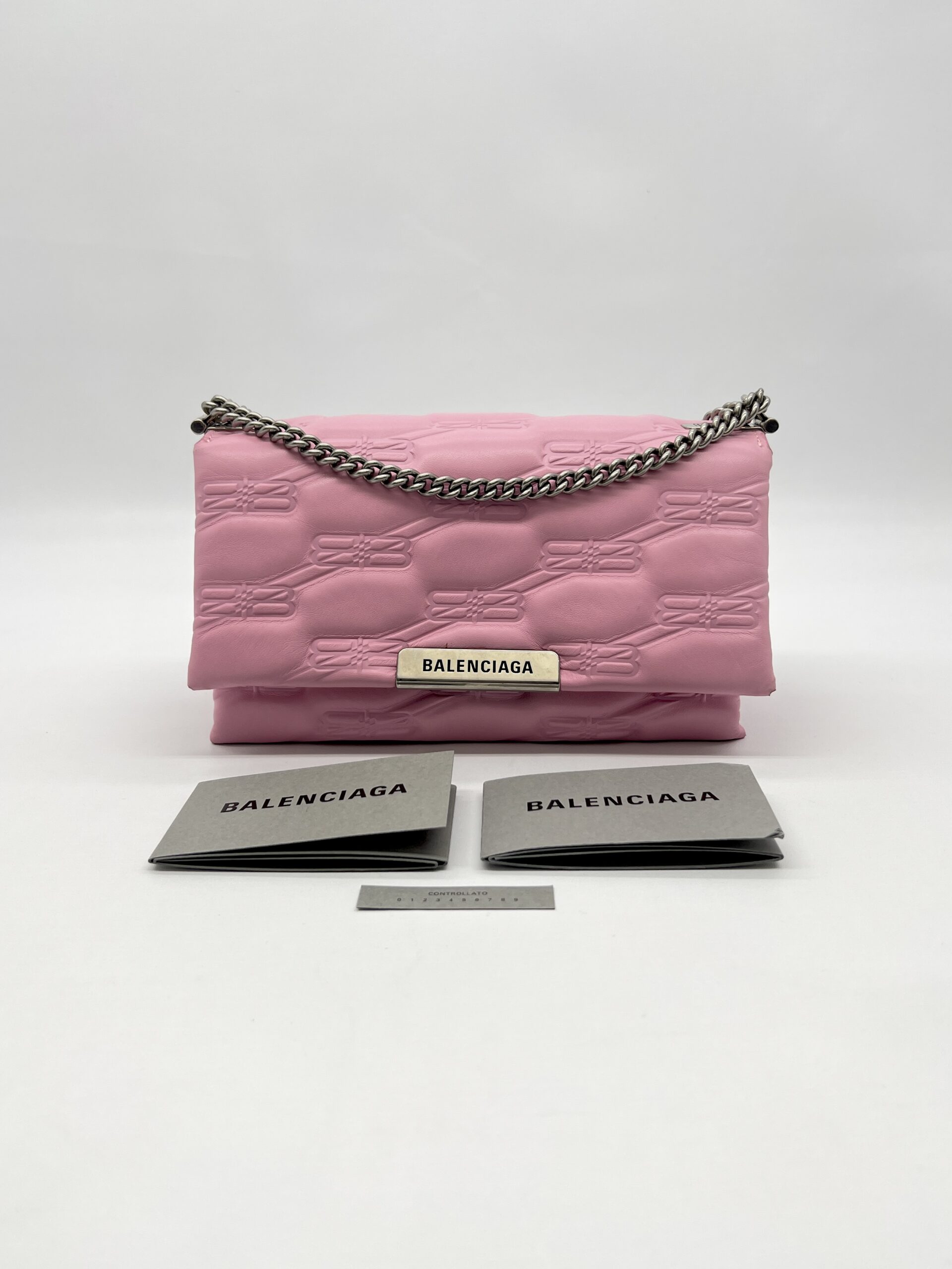 Balenciaga Triplet Small Bag Pink SHW