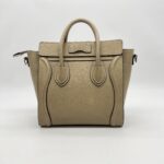 Celine Mini Luggage Taupe Caramel SHW
