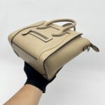 Celine Mini Luggage Taupe Caramel SHW