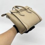Celine Mini Luggage Taupe Caramel SHW