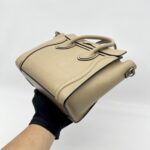 Celine Mini Luggage Taupe Caramel SHW