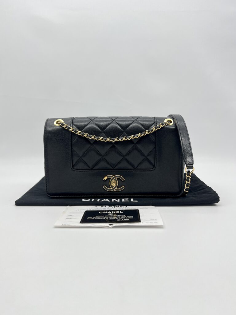 Chanel Mademoiselle Flap Black GHW