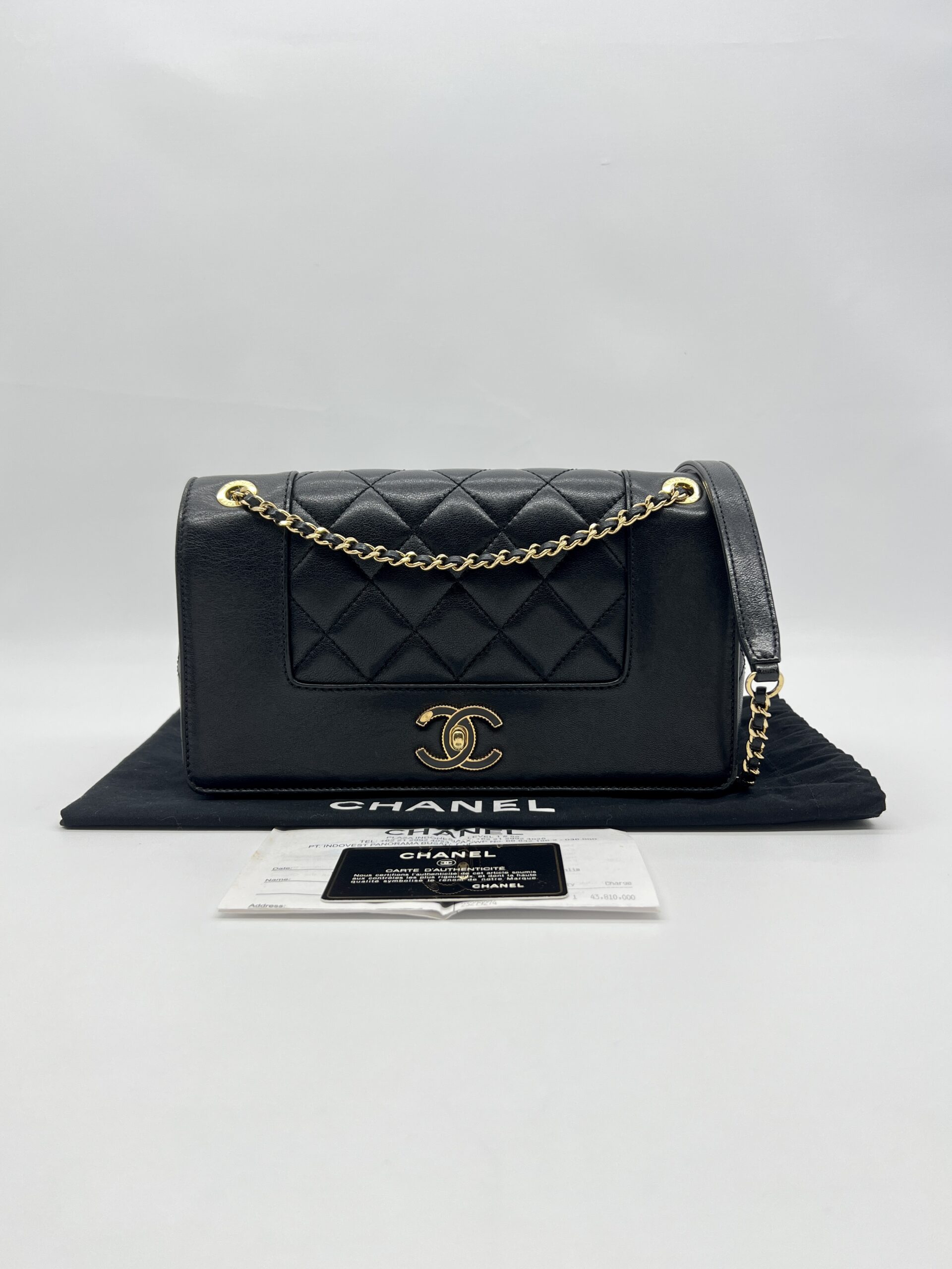 Chanel Mademoiselle Flap Black GHW