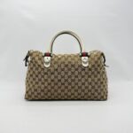 Gucci Match Ball Boston GG Canvas Beige White SHW