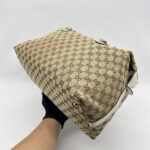 Gucci Match Ball Boston GG Canvas Beige White SHW