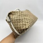 Gucci Match Ball Boston GG Canvas Beige White SHW