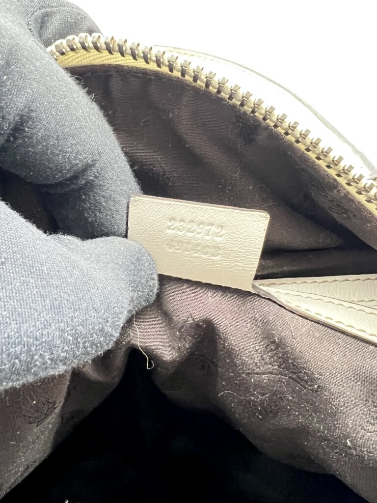 Gucci Match Ball Boston GG Canvas Beige White SHW