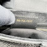 Dior Saddle Medium Grained Black GHW
