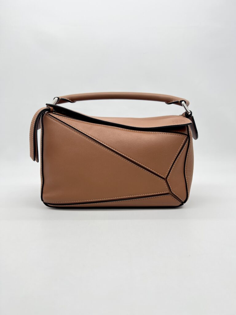 Loewe Puzzle Small Calfskin Tan SHW