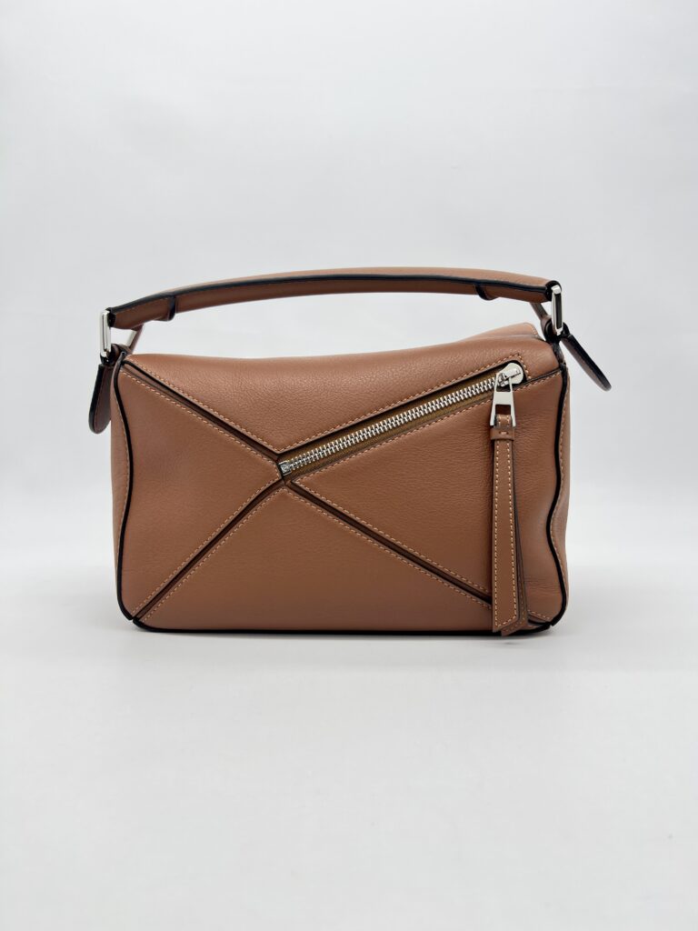Loewe Puzzle Small Calfskin Tan SHW