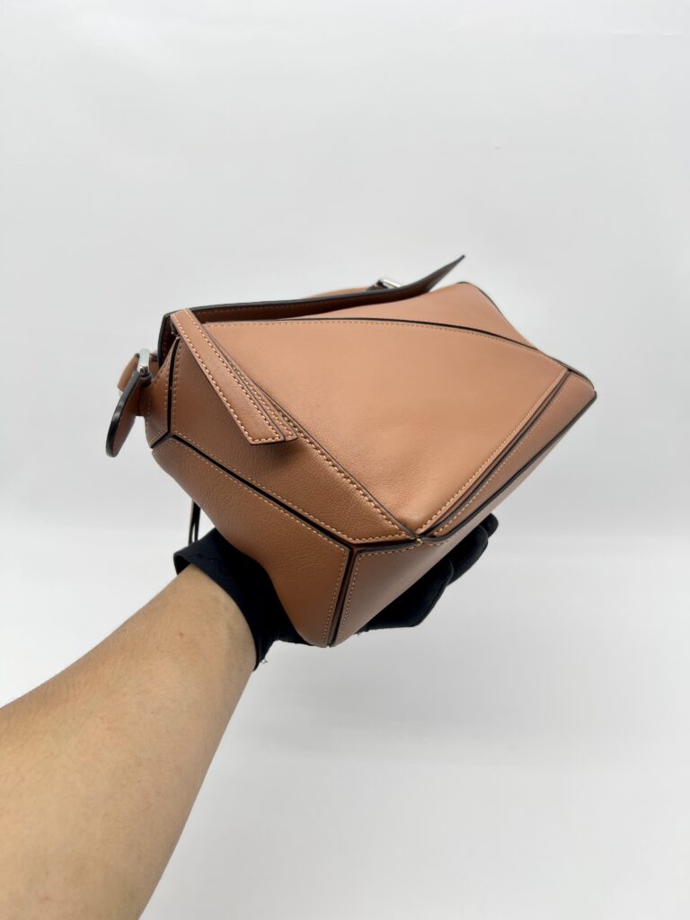 Loewe Puzzle Small Calfskin Tan SHW