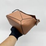 Loewe Puzzle Small Calfskin Tan SHW