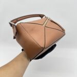 Loewe Puzzle Small Calfskin Tan SHW