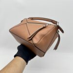 Loewe Puzzle Small Calfskin Tan SHW