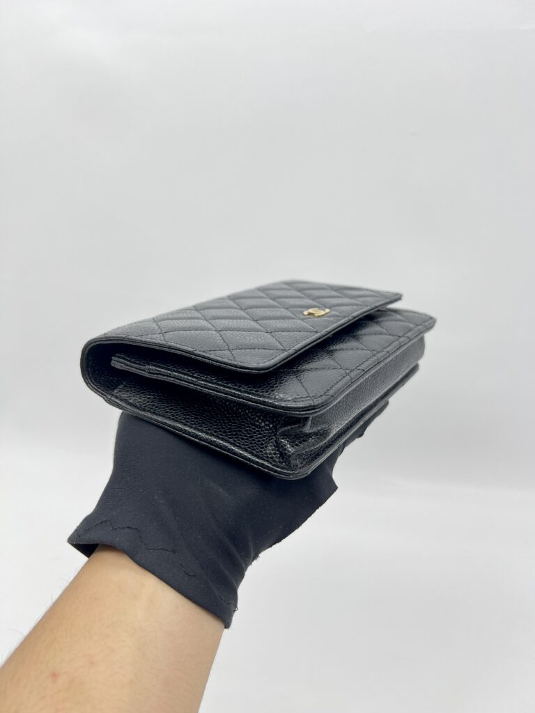 Chanel WOC Caviar Black GHW