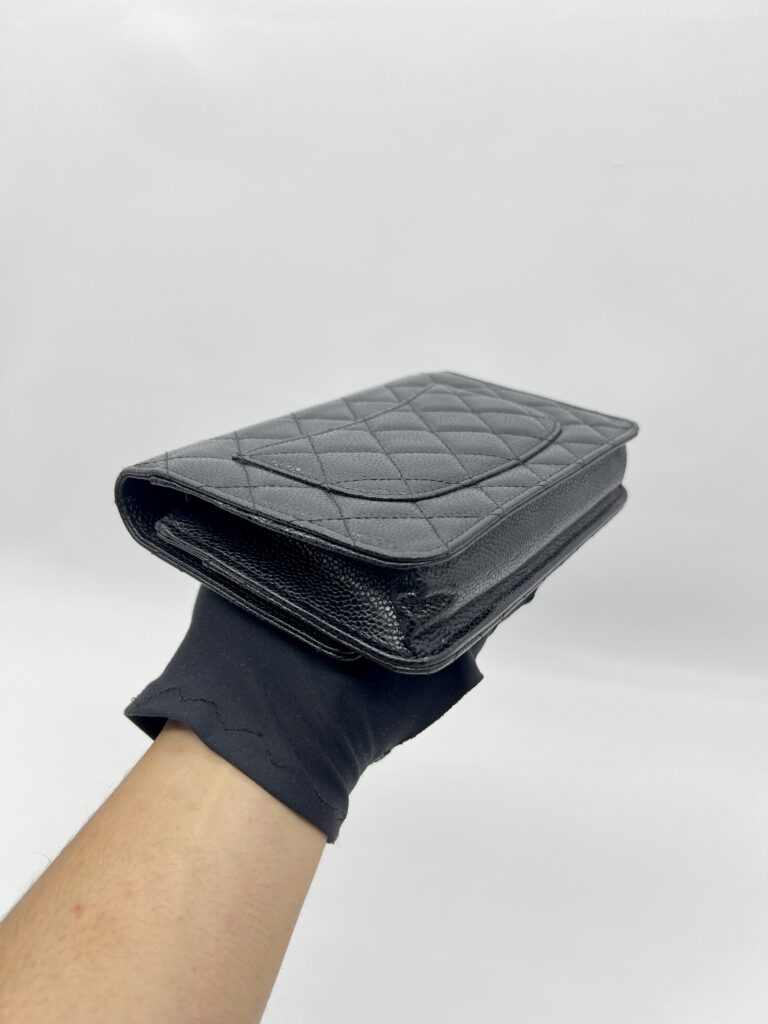 Chanel WOC Caviar Black GHW