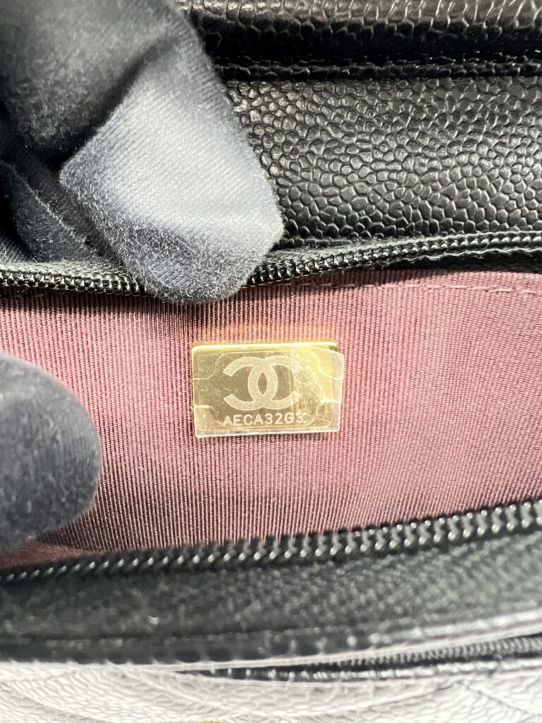 Chanel WOC Caviar Black GHW