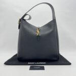 Saint Laurent Le 5 A 7 Supple Large Black GHW