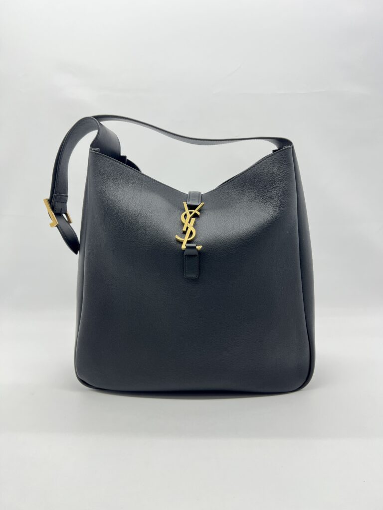 Saint Laurent Le 5 A 7 Supple Large Black GHW