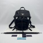 Prada Re-Nylon Backpack Black SHW