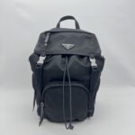 Prada Re-Nylon Backpack Black SHW