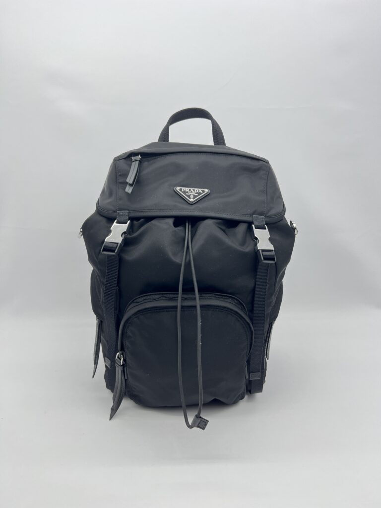 Prada Re-Nylon Backpack Black SHW