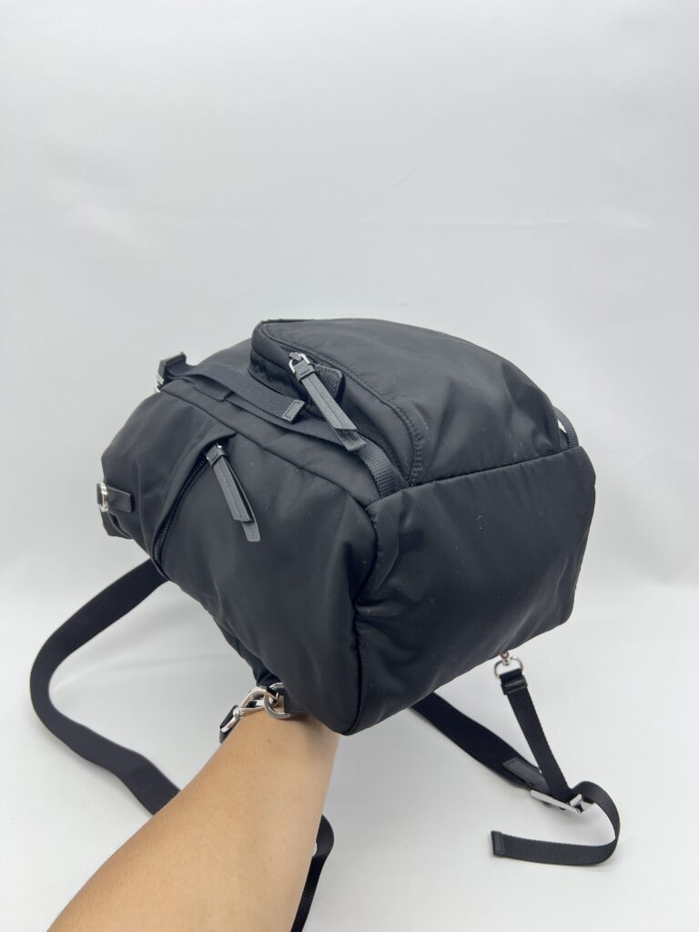 Prada Re-Nylon Backpack Black SHW