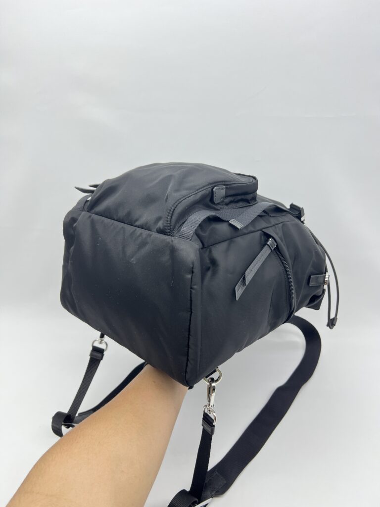 Prada Re-Nylon Backpack Black SHW