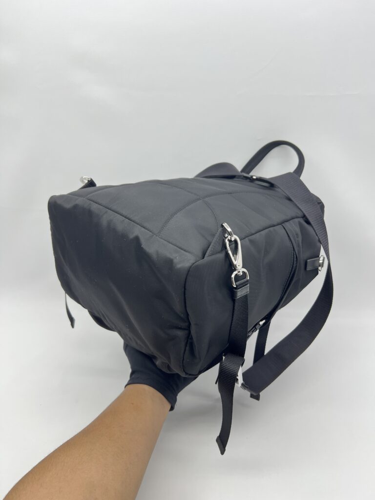 Prada Re-Nylon Backpack Black SHW